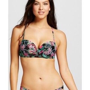 Target Shade & Shore 34C Multicolor Bikini Top